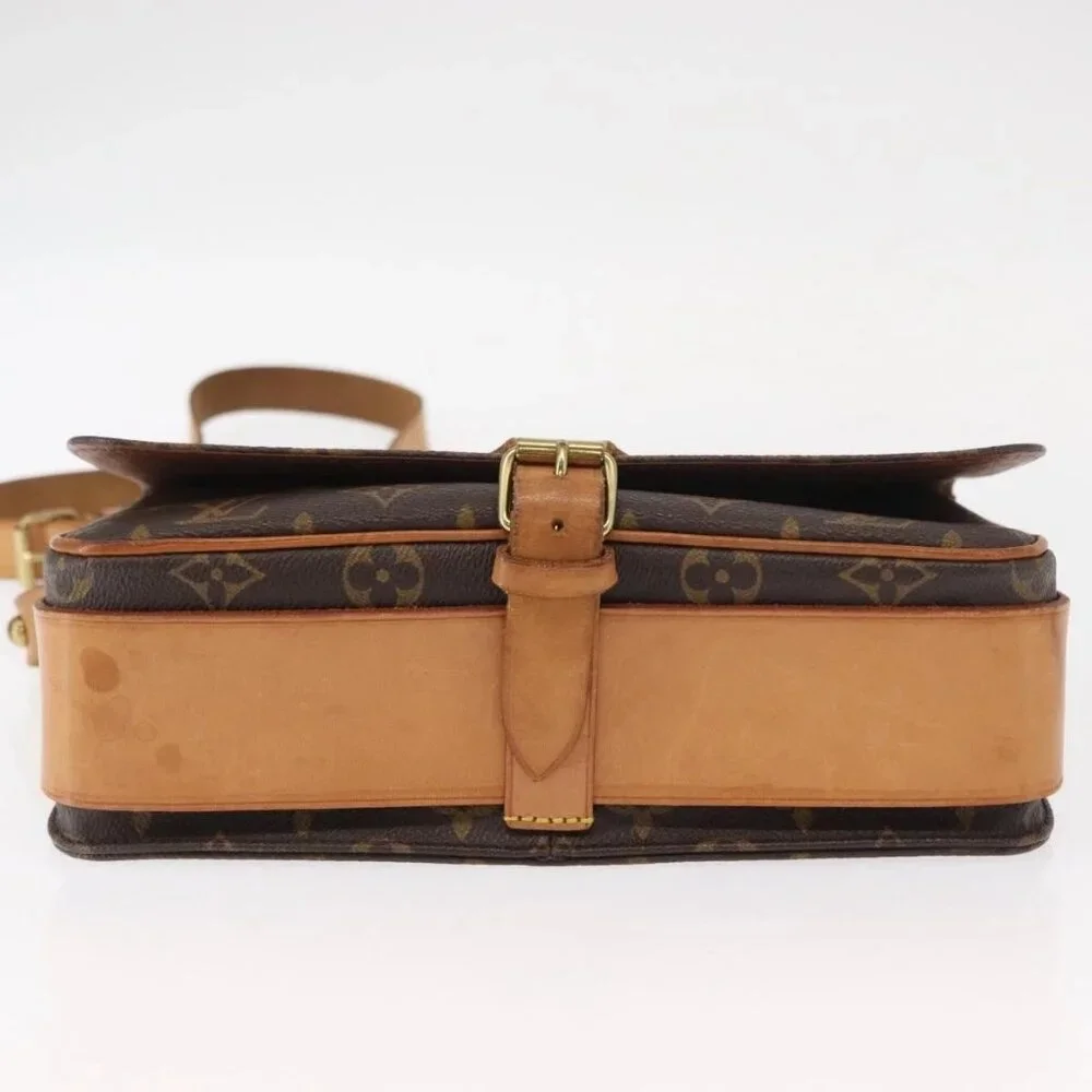 LOUIS VUITTON Monogram Cartouchiere GM Shoulder Bag M51252 LV Auth 155577